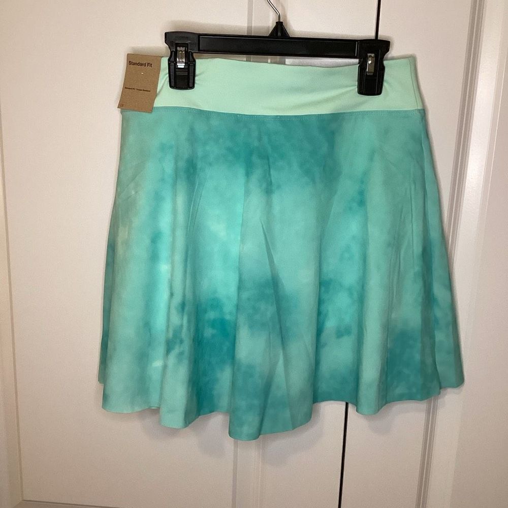NWT Ladies Nike Drifit Golf / Tennis Skort small green/blue - Picture 3 of 6